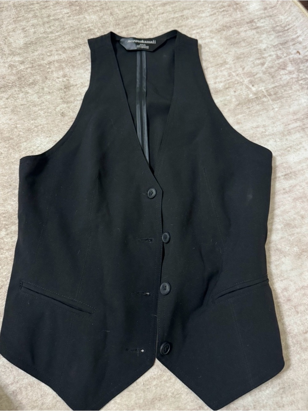 Norma Kamali vest top size xs